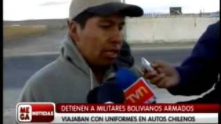 14 Militares Bolivianos detenidos en territorio chileno [upl. by Efeek983]