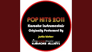 Eenie Meenie Feat Sean Kinston Originally Performed By Justin Bieber Karaoke Audio Instrumental [upl. by Anayt]