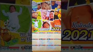 KALENDER CUSTOM BERKUALITAS HUBUNGI sidCornerShop [upl. by Iznik]