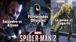 El nuevo Gameplay de Marvel Spiderman 2 vs Kraven y Lagarto  Filtraciones oficiales Análisis [upl. by Massie]