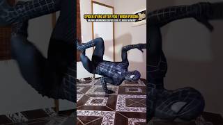 SPIDER DYING AFTER YOU THROW POISON bboy shortsfeed bboy [upl. by Jeaz23]