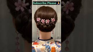 Best way to tie hairshorts short hairstyle fashion [upl. by Ldnek]