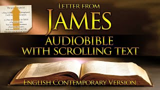 Holy Bible Audio JAMES Contemporary English With Text [upl. by Bronwen]