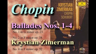 Chopin BalladesKrystian Zimerman 1987 [upl. by Ardle]