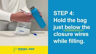 WhirlPak Fold Down Closure Instructions for Large Format Bags [upl. by Carroll832]