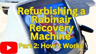 Refurbishing a Robinair Refrigerant Recovery Machine Model 34134Z Part 2 How it Works [upl. by Rivy]