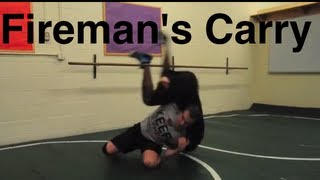 Firemans Carry Takedown Basic Neutral Wrestling Moves and Technique For Beginners [upl. by Skutchan]