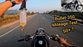 Bullet Standard 350 Mileage Test 😍 Full Desi Modified Bullet 😱😍 [upl. by Ekim708]