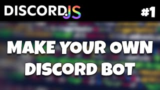 How to code a Discord Bot for beginners Discordjs v14 [upl. by Tonya]