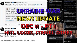 Ukraine War Update NEWS 20231211a Pt 1  Overnight amp Other News [upl. by Attezi]