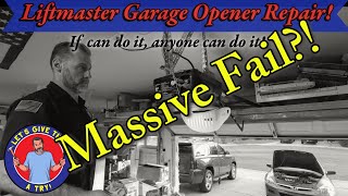 Liftmaster Garage Opener Travel Module Repair Part 1 [upl. by Ymerej]