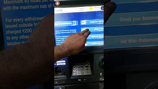 hdfc ATM Cash Withdrawal Process How to Cash Withdrawal At ATM  ATM se Paisa Kaise nikale 🤔 [upl. by Oriane]