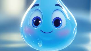 The Journey of Drippy the Drop  A Fun Childrens Song About the Water Cycle [upl. by Kanor]