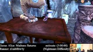 Alice Madness Returns in 25921 PC  SPEED RUN  Nightmare by z1mb0bw4y  SGDQ 2012 [upl. by Scoville]