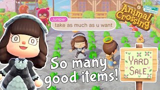 hosting a yard sale using treasure island items [upl. by Claribel]