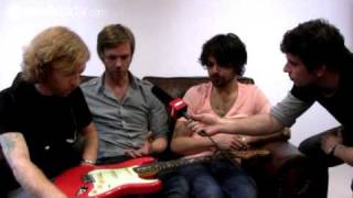 Biffy Clyro talk about their new Squier signature guitars [upl. by Asoj]