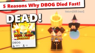 5 Reasons Why DBOG Died Fast  DBZ Online Generations [upl. by Serle931]