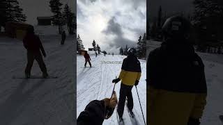 The ski season is back skitok snowboarding skiing skiiing ski snowboard snow snowski [upl. by Tandy880]