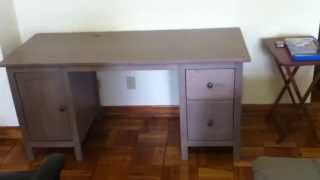 ikea hemnes desk assembly service video in DC MD VA by Furniture assembly Experts LLC [upl. by Riva872]