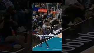 Ja Morant Almost end his Career nba nbaplayer jamorantdunk [upl. by Ellatsyrc804]