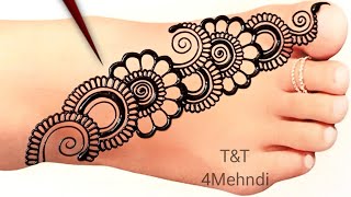 New Payal Mehndi Design2024 Simple Cone Design Mehndi Bridal Mehndi Design Mehdi Dijain mehandi [upl. by Engamrahc407]