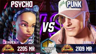 SF6 🥊 Psycho KIMBERLY vs Punk TERRY 🥊 StreetFighter6 [upl. by Tessil]