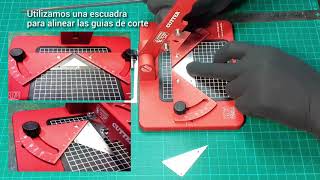 Herramienta de Modelismo  Mitre Cutter  Guillotina Ingletadora  wwwhobbiesguineaes [upl. by Rasec]