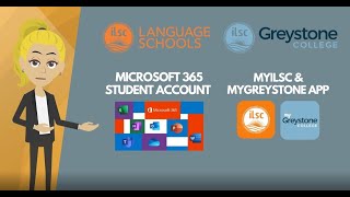 Microsoft 365 myILSC and myGreystone app How to log in  ILSC amp Greystone College Australia [upl. by Ientirb]