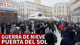 Así está la Puerta del Sol cuando las autoridades han recomendado quedarse en casa  Diario AS [upl. by Lidah618]