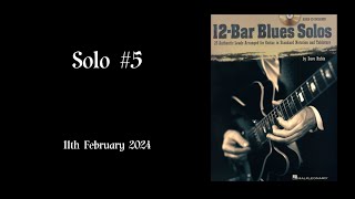 12Bar Blues Solos  Solo 5 [upl. by Lewej]