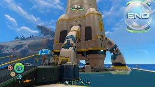 Subnautica  THE END Building amp Flying the Rocket Ending [upl. by Nodababus777]