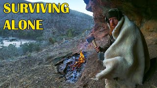 3 Days SOLO Survival in Winter as a Traditional Australian Bushman [upl. by Nessy]