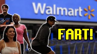 LOUD Farting at Walmart Prank [upl. by Rab]