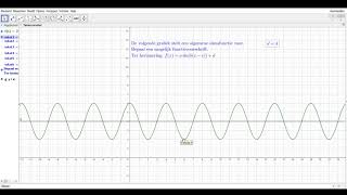 Bepalen van het functievoorschrift van een algemene sinusfunctie [upl. by Aittam]