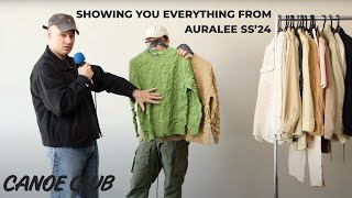 Showing you Everything from Auralee SpringSummer 24 [upl. by Ahsitul733]