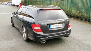 Mercedes C350 CDi Fitted with rear silencer deletes [upl. by Evadnee405]