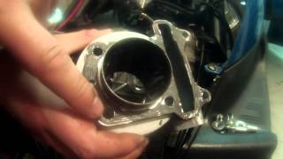 Scooter Big Bore  Chapter 7  Installing Piston Cylinder and Chain Guide [upl. by Enilekcaj446]