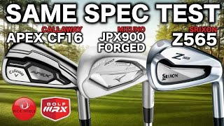 CALLAWAY APEX CF16 Vs MIZUNO JPX900 FORGED Vs SRIXON Z565 [upl. by Lunneta]