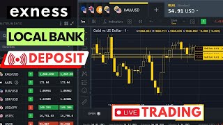 Exness Local Bank Transfer Deposit amp Live Exness Trading [upl. by Collyer]