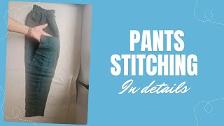 pants stitching in details fashion sewingqueen [upl. by Jennette631]