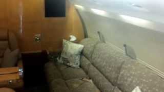 BOMBARDIER CHALLENGER600 INTERIOR LUXURY JET [upl. by Lal]