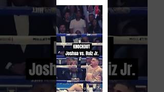 Joshua vs Ruiz Jr 3rd Round Highlights joshua ruiz boxing fullfighthighlights [upl. by Pacorro642]