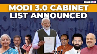 Modi 30 Cabinet Portfolio List TDP Gets Civil Aviation Amit Shah Retains Home Ministry [upl. by Craw]