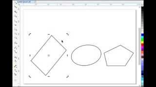 CorelDRAW  Basic Transformations [upl. by Annawoj]