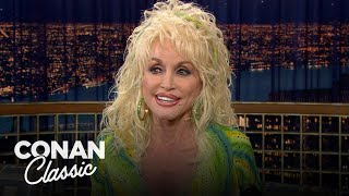 Dolly Parton Got Kicked Out Of A Hotel During Her First Trip To NYC  Late Night with Conan O’Brien [upl. by Clementine]