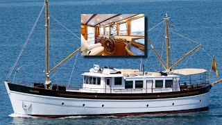 €695000 LONG RANGE Explorer Yacht FOR SALE  Fully Refitted MY Ferrara [upl. by Devi]