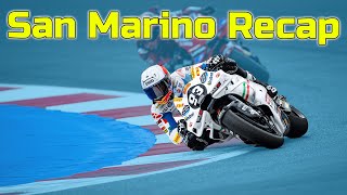 San Marino GP Recap  MotoGP 2024 [upl. by Droffilc813]