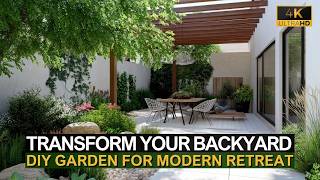 Transform Your Backyard DIY Garden Projects for a Modern Retreat [upl. by Blessington]