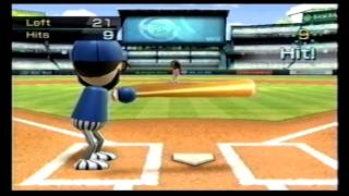 Wii Sports Baseball Batting Practice 30 Hits [upl. by Oinafipe644]