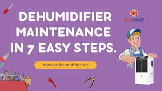 Dehumidifier Maintenance in 7 Easy Steps  Dehumidifier Servicing Guide Dehumidifier guide [upl. by Nats]